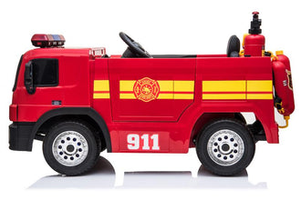Children’s 12V Electric Ride On Fire Truck With Remote Control