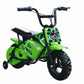 Kids Electric 250 watt Monkey Bike Dirt Bike Pit Bike with stabilisers In Green
