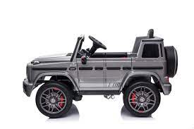 Licensed Mercedes G63 G-Wagon AMG Large Size Kids Ride On Car -Paint Silver(BBH0003)