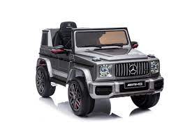 Licensed Mercedes G63 G-Wagon AMG Large Size Kids Ride On Car -Paint Silver(BBH0003)