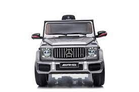 Licensed Mercedes G63 G-Wagon AMG Large Size Kids Ride On Car -Paint Silver(BBH0003)