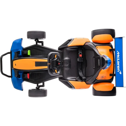 McLaren Electric Go Kart Large 24V 4 Wheel BDM0930 - Orange
