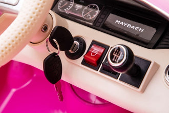 Licensed Maybach S650 Cabriolet 12V Kids Ride On Car With LCD mp4 Screen - pink