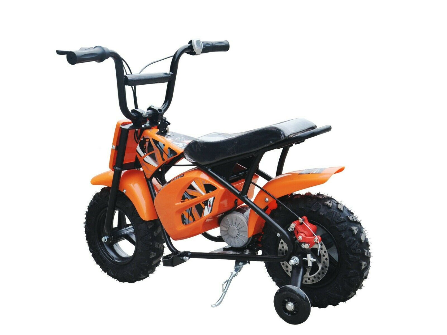 Children’s Electric 250w Monkey Bike Dirt bike With Stabalisers In Orange