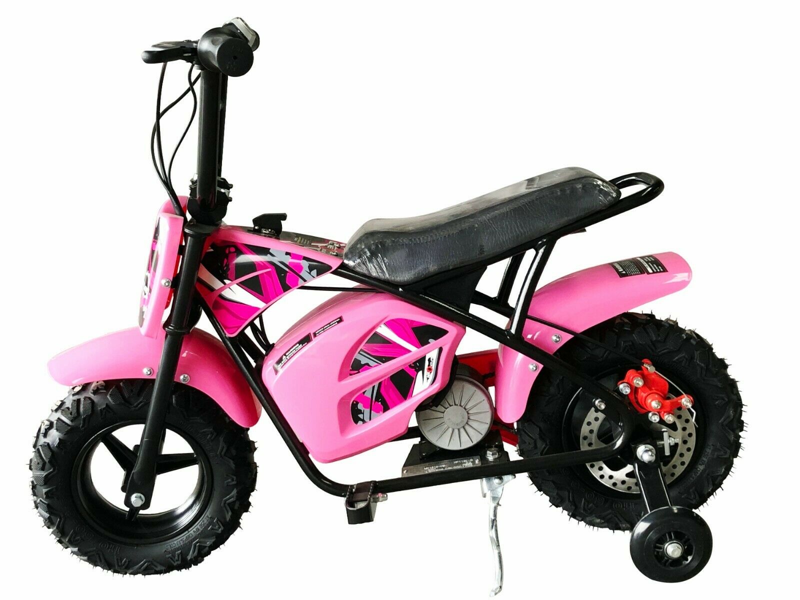 electric motorbike with stabilisers