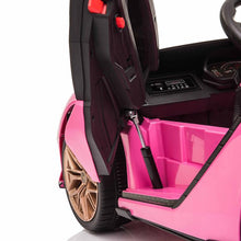 Licensed Lamborghini Sian 12V Electric Ride On Car With parental control - Pink