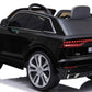 Licensed Audi Q8 S Line Kids 12V Ride On Car with parental control In Black