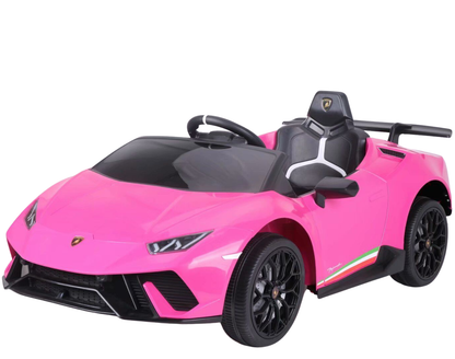 Licensed Lamborghini Huracan Kids 12V Ride On Car In Pink