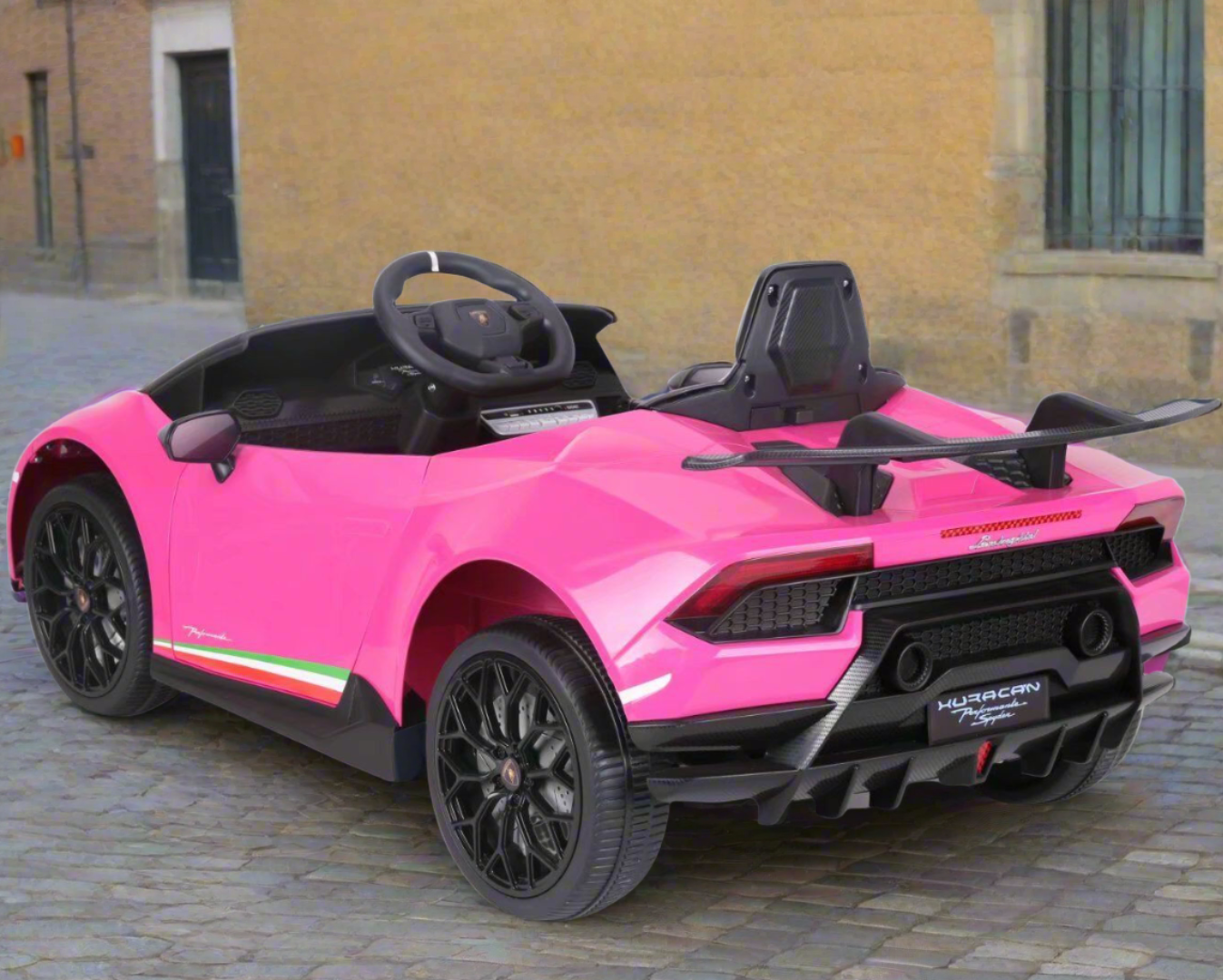 Pink lamborghini power wheels sales