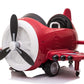Kids Ride On Electric 12v Stunt Aeroplane with  parental remote - Red