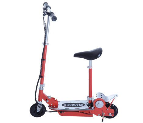 120W Kids Electric E-Scooter With Seat In Red