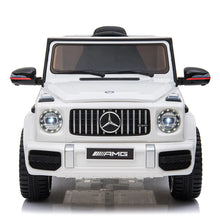 Licensed Mercedes G wagon G63 12v upgraded kids ride on Car Jeep with parental remote control  - White