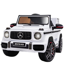 Licensed Mercedes G wagon G63 12v upgraded kids ride on Car Jeep with parental remote control  - White