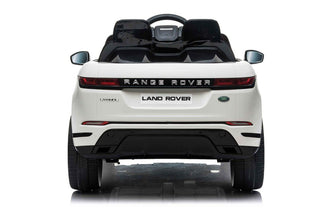 Licensed Range Rover Evoque Kids 12v Ride On Car - White