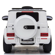 Licensed Mercedes G wagon G63 12v upgraded kids ride on Car Jeep with parental remote control  - White