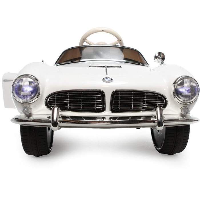 Licensed BMW 507 Classic Kids 12V Ride On Car with a parental controller In white
