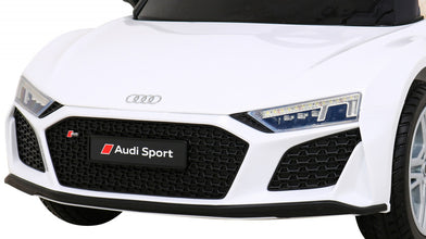 Licensed Audi R8 Sport Latest Facelift Kids New Shape 12V Ride On Car - White