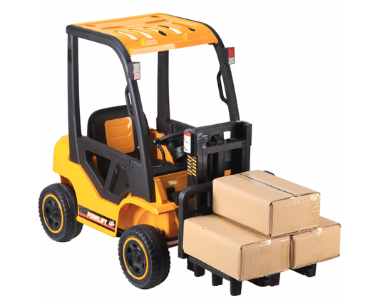 12V Children’s Electric Ride On Forklift Truck (UPGRADED) - Yellow